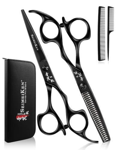 Professional Hair Cutting Scissors Kit, Hair Shears & Thinning Shears Set Hair Scissors Set