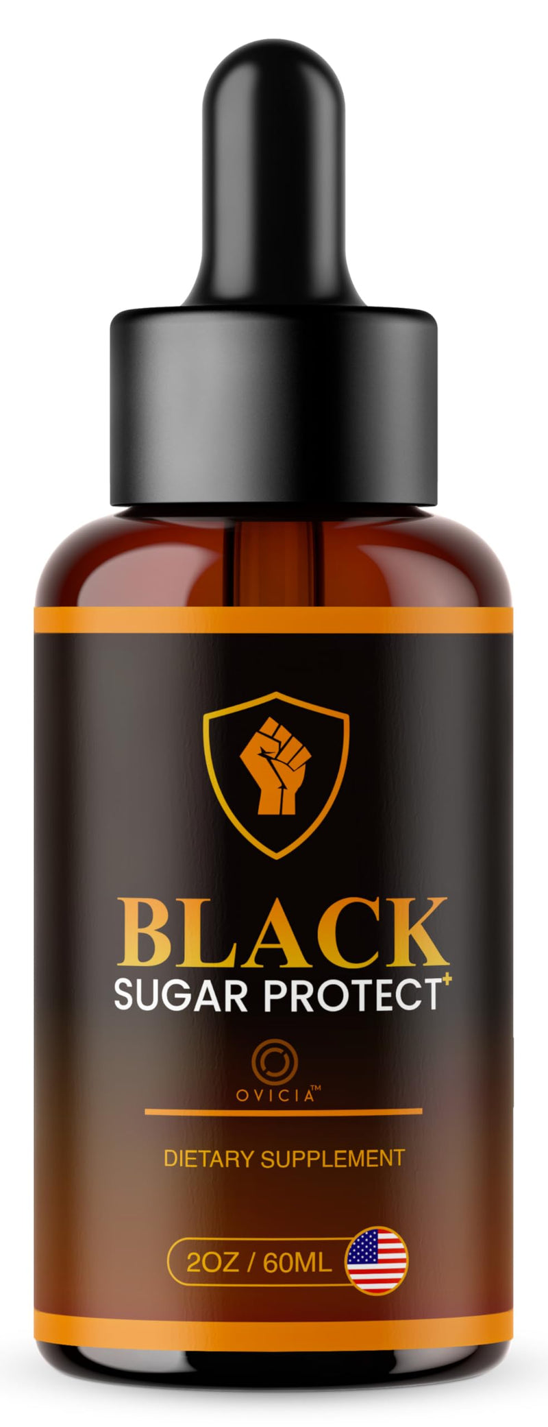 Black Sugar Protect Drops - BlackSugar Protect Premium Liquid Drops All Natural Advanced Formula, BlackSugarProtect Support Vitamins for Overall Health & Wellness, 1 Bottle for 1 Month