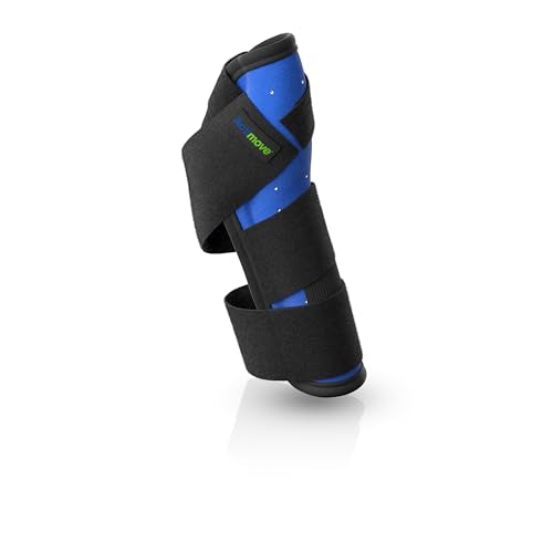 Actimove Professional Line Thumb Spica, Soft Fit Thumb and Wrist Brace, Blue/Black, Universal