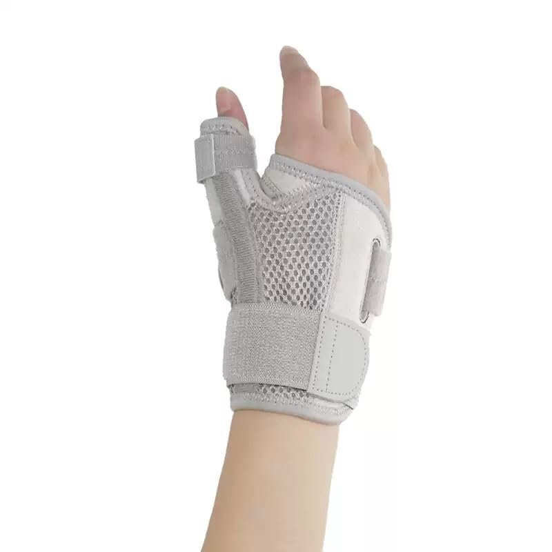 Carpal Tunnel Wrist Brace Thumb Spica Splint Breathable Adjustable Support for Arthritis Tendonitis Pain Relief