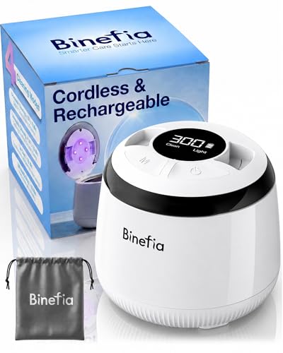 Cordless Ultrasonic Retainer Cleaner Machine, 50kHz Dental Cleaning Pod