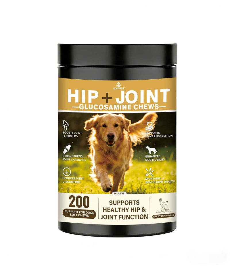 Joint Care Supplements for Dogs – Supports Healthy Joints,Mobility & Cartilage,Natural Ingredients,Vet-Approved Soft Chews for All Breeds & Ages-200Ct