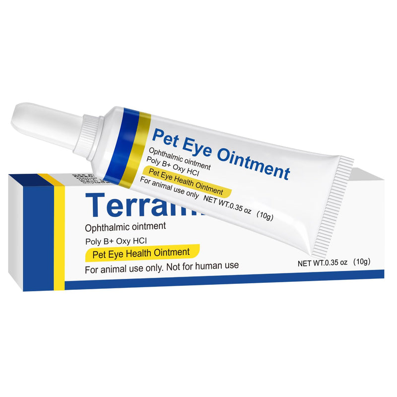 Pet Eye Ointment, Cat & Dog Eye Area Care, Gentle Daily Moisture Support, Pet Care Formula, Single Pack, 0.35 Oz / 10g