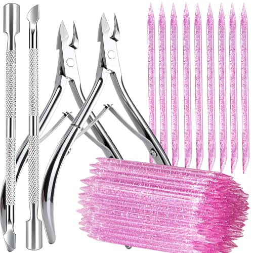 FANDAMEI Cuticle Kit, Cuticle Trimmer, 54Pcs Manicure Kit For Women