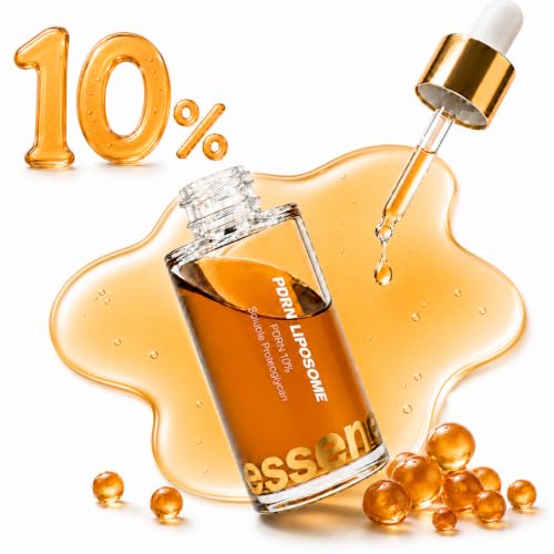 Essenciel PDRN Serum, 100,000 PPM 10% PDRN Salmon DNA Nano Liposome Korean Facial Ampoule, Lightweight Hydrating Essence for Plump, Dewy-Looking Skin, All Skin Types, 1.01 Fl Oz (30ml)