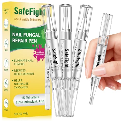 Toenail Fungus Treatment Extra Strength with 25% Undecylenic Acid for Damaged Nails, Nail Repair, 3PCS
