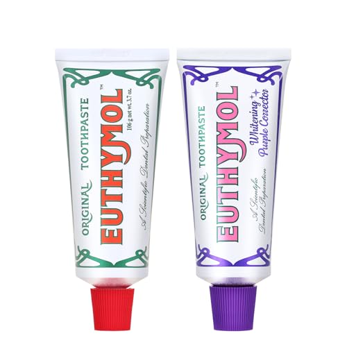 EUTHYMOL Purple Fresh Toothpaste Duo - Purple & Original Toothpaste Set