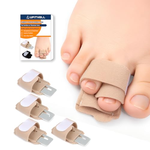 Hammer Toe Corrector for Women & Men - Toe Splint for Broken Toe