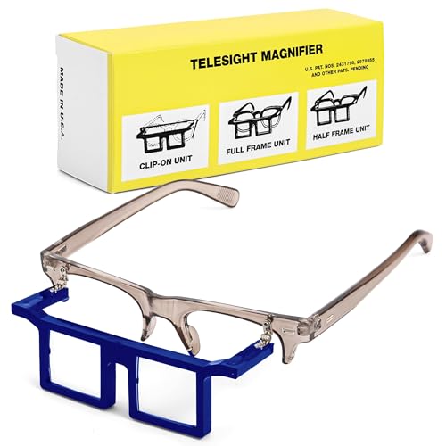 Half Frame #43 Magnifying Jewelers Glasses, Blue TLA-43 1.75X