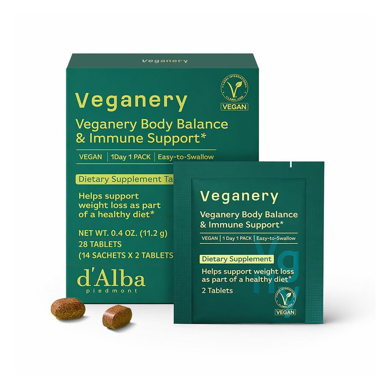 Immune Support & Body Balance Supplement – Vegan Formula with Green Tea Extract, Daily Wellness for Metabolism & Energy, Convenient Mini Tablets, 28 Count