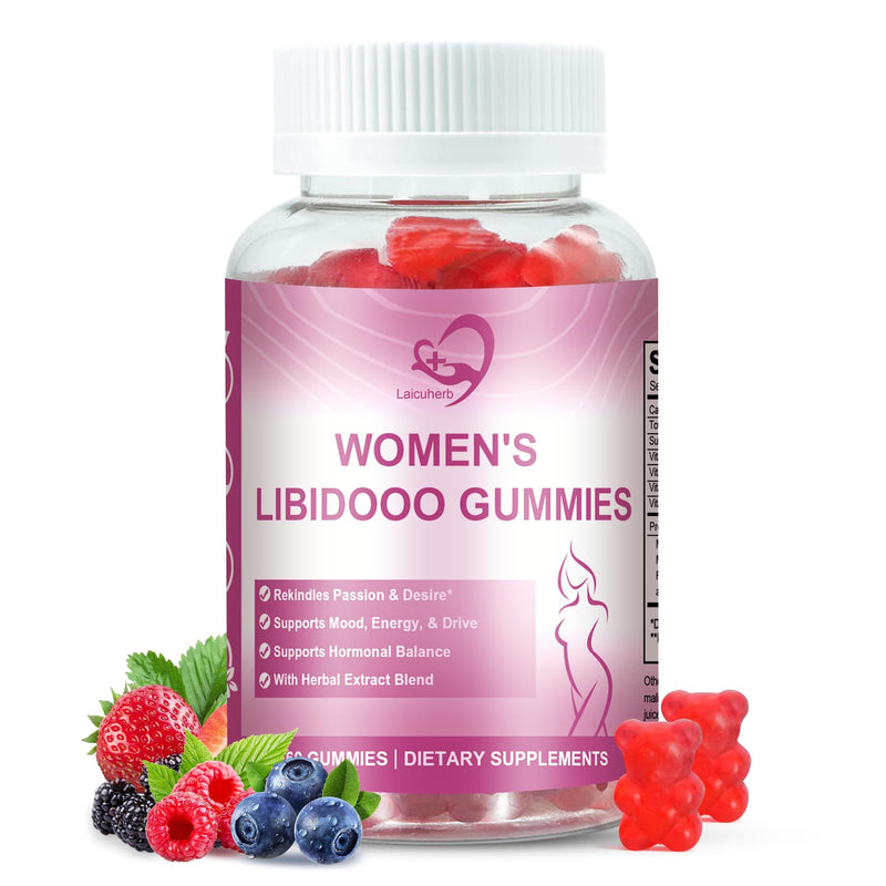 Libidoo Support for Women with Maca Root, Daily Wellness Formula for Confidence, Vitality & Emotional Balance, Intimacy Vitamins & Daily Sensual Wellness,60 Gummies