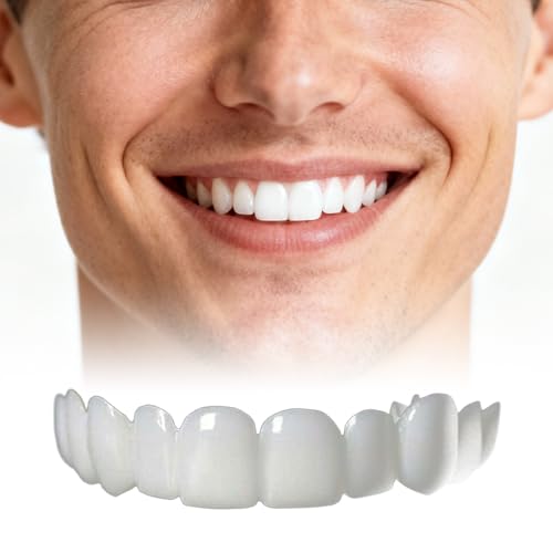Unisex Temporary Cosmetic Smile, Natural Look, 2 Pairs