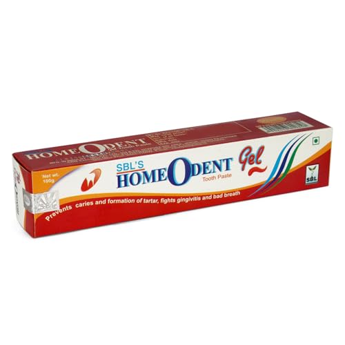 SBL Homeodent Tooth Paste Red Gel (100g) Formulated with Natural No Side Effect