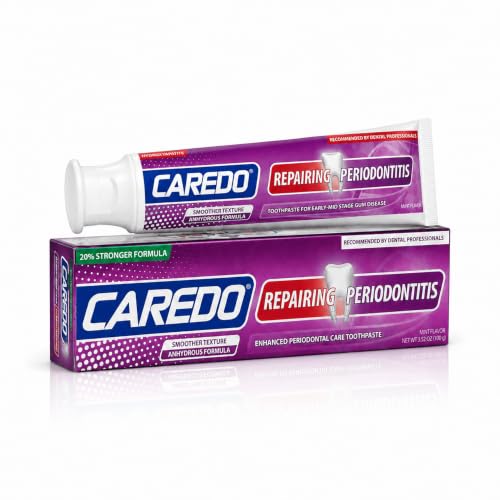 CAREDO 20% Stronger Gum Repair Toothpaste for Receding Gums, 3.52 Oz