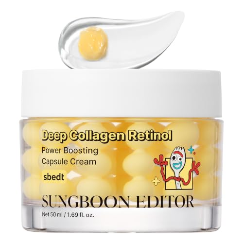 SUNGBOON EDITOR Deep Collagen Retinol Capsule Cream TOY STORY 5 EDITION, 1.69 fl oz Retinol(Toy Story 5)