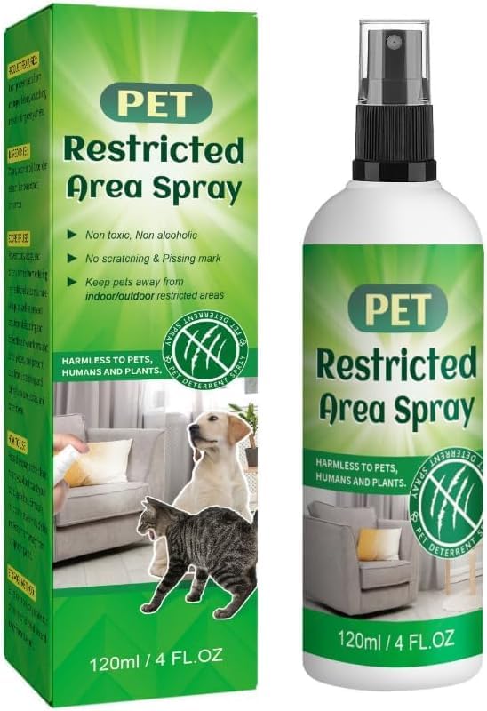 Bitter Apple No Chew Spray, 175ml for Dogs & Cats – Effective Deterrent for Carpet & Furniture – Non-Toxic, Safe for Puppies & Kittens
