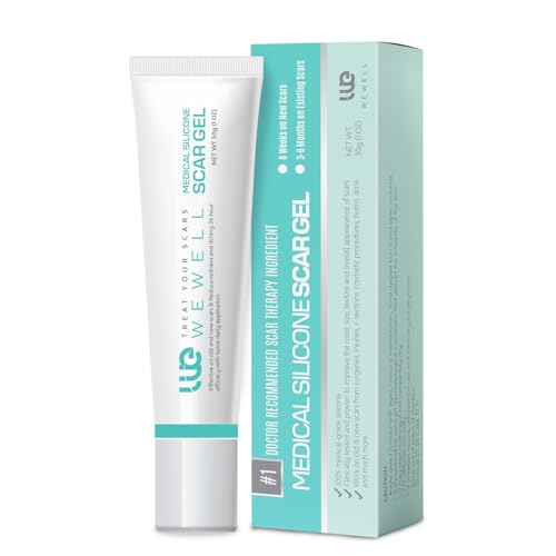 Scar Cream for Keloid Bump Removal: Professional Silicone Gel for Keloids, Acne Scars, Stretch Marks, C-Section & Burn Marks – Old & New Scar Care Treatment, 1 oz 30g(Pack of 1)