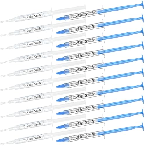 Teeth Whitening Gel Kit: 10 Pack Teeth Whitening Gel Refills 22% & 35%Bleaching Gel, No Sensitive Teeth Whitener, Great for Sensitive Tooth Whitening, Carbamide Peroxide Teeth Whitening Gel, Mint Flav