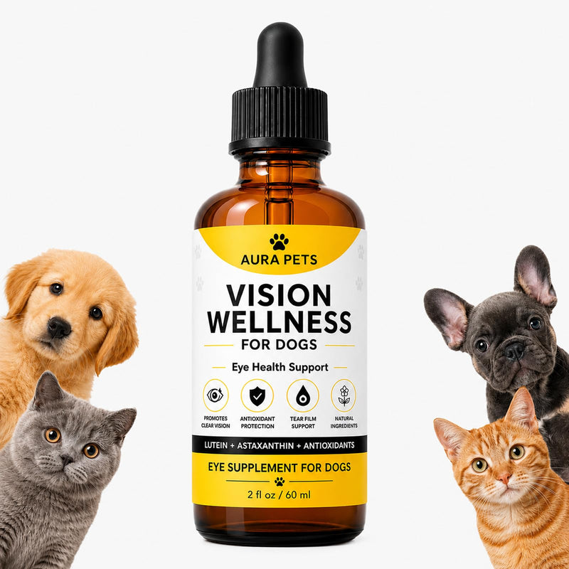 Advanced Vision Formula for Dogs, Support Eye Health with Lutein Zeaxanthin, Astaxanthin Helps Maintain Clear and Reduces Cloudiness, 2 Fl oz (1 Pcs) 1 Pcs