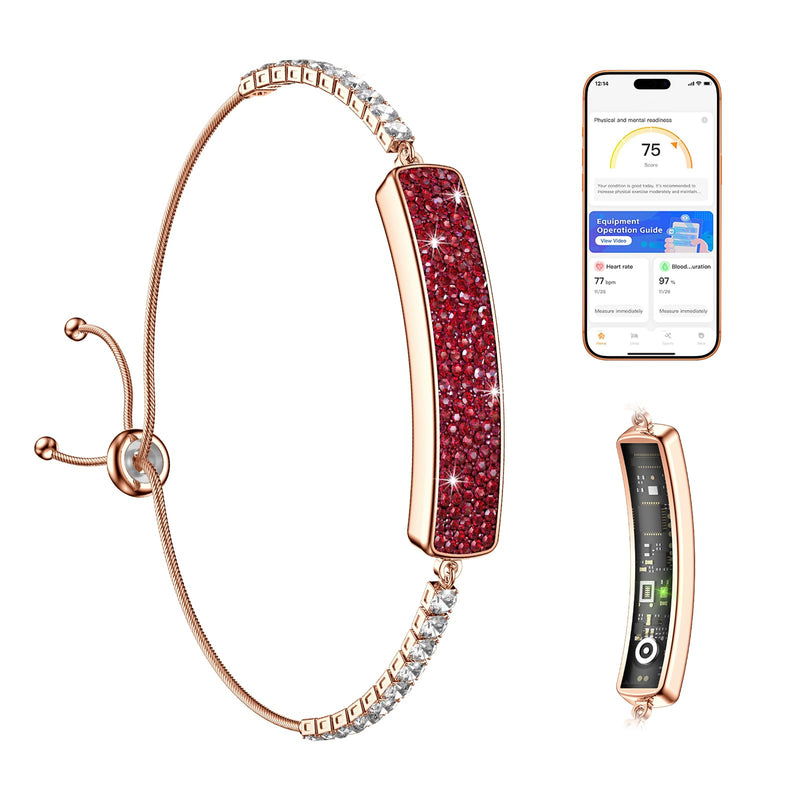 Smart Bracelet for Women Pure Red