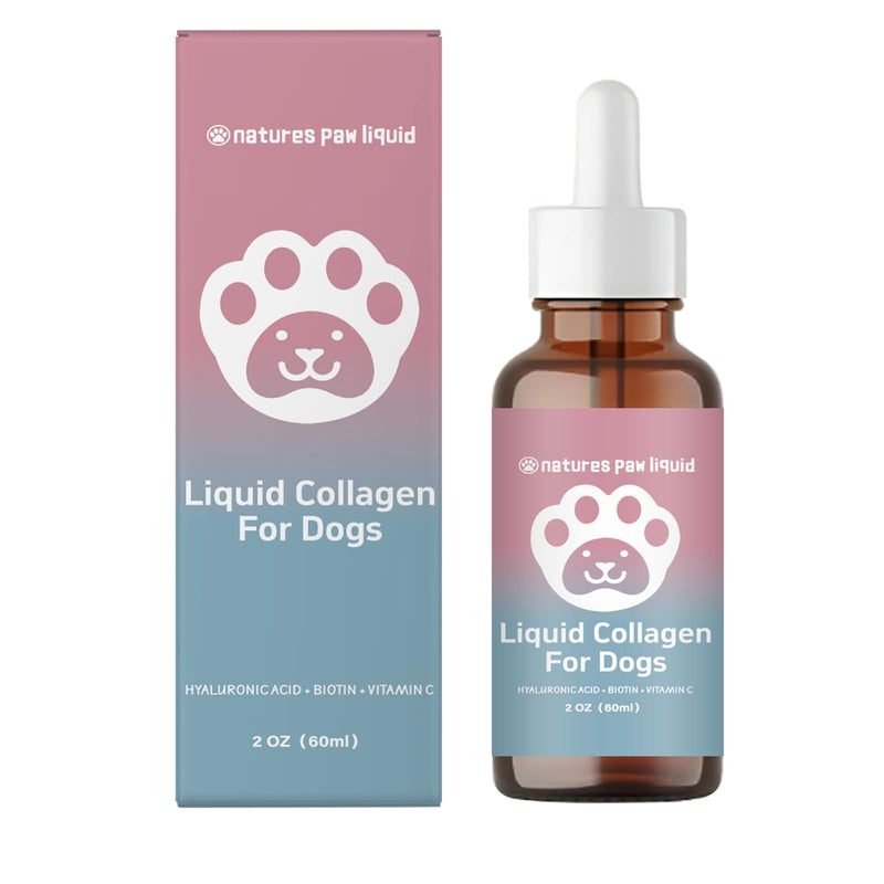 Collagen for Dogs, Healthy Skin & Coat, Supports Joint, Immune System & Hips - Collagen Supplement - 2 Fluid Ounces (1 Pack) 1 pack