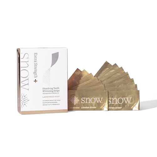 SNOW Extra Strength Dissolving Teeth Whitening Strips - 42 Count