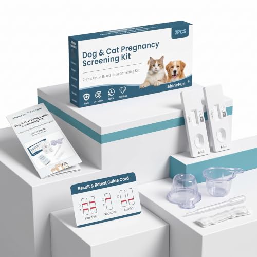 Dog & Cat Pregnancy Test Kit, 2-Test Urine-Based Screening