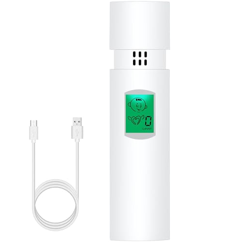 Professional Odor Freshening Breath Tester - Portable Oral Odor Breath Checker | Personal Oral Cavity Testing Monitor for Personal Oral Cavity - Pearl White