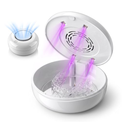 JeaTone UVC Retainer Case with Vent Holes, Portable Aligner Case for Travel