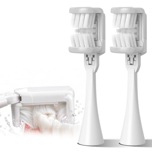 3 Sided Replacement Electric Toothbrush Heads Model W1