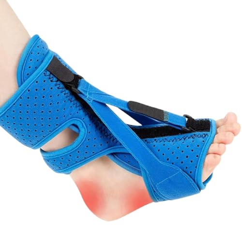 Plantar Fasciitis Night Splint-Upgrade 3 Adjustable Plantar Facetious Relief Brace,Night Splint for Plantar Fasciitis Women & Men,Eases Plantar Fasciitis Foot Drop Achilles Tendonitis(1PC,Blue)