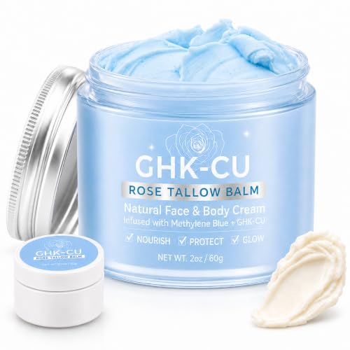GHK-Cu Copper Peptide Face Cream with Methylene Blue, 2 Pack