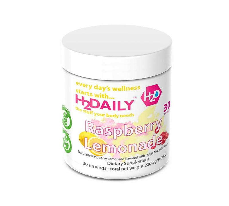 Health + Immunity + Hydration Electrolyte Drink Mix, 30-Serving Tub, Vitamins B, C & D, Zinc & Elderberry, Organic Cane Sugar, No Artificial Dyes, GMO & Gluten Free (Raspberry Lemonade) Raspberry Lemonade
