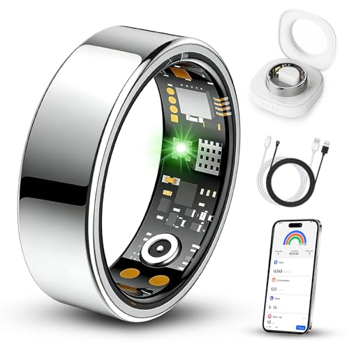 BENIO Gen4 Smart Ring Health & Fitness Tracker Step Counting Sliver 11#