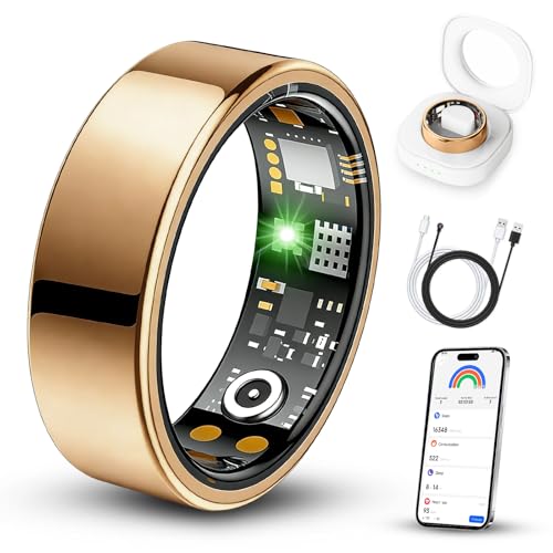 BENIO Gen4 Smart Ring Health & Fitness Tracker Step Counting Rose Gold 6#