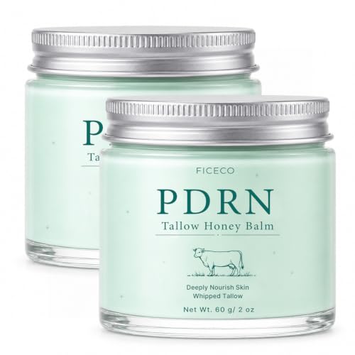 PDRN Beef Tallow Balm for Face, Grass-Fed Whipped Tallow Moisturizer, 4 OZ PDRN 4 Ounce (Pack of 1)