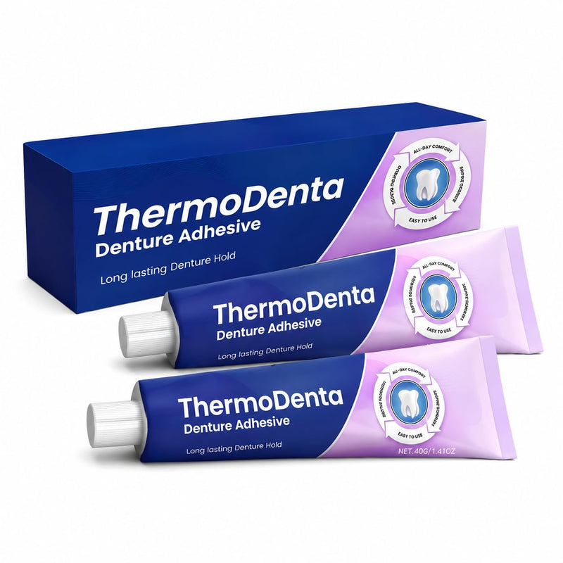 Comfort Seal Pro Denture Adhesive, Thermoplastic Denture Adhesive, Extra Strong and Durable Denture-Adhesive, Long Lasting Effect(2PCS) 2pcs