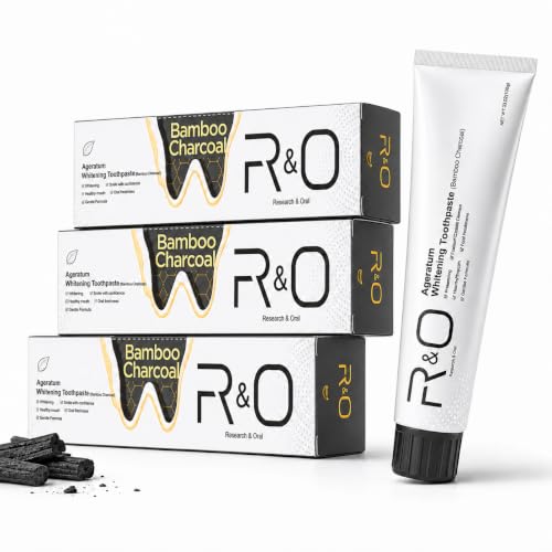 Hydroxyapatite Bamboo Charcoal Whitening Toothpaste, 3.5 oz 3pc