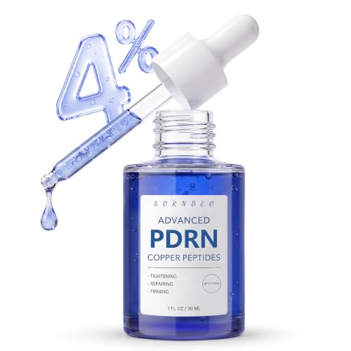 PDRN Copper Peptides Serum for Face with Liposomal 4% PDRN & 2% GHK-Cu 1 Fl Oz (Pack of 1)
