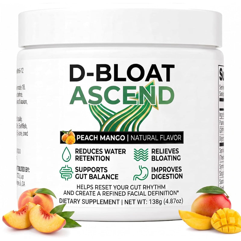 Labs Debloat Powder, Bloating Relief, 4.87 oz | With Digestive Enzymes Vitamin C, Dandelion Root, Supports Digestive Comfort & Gut Balance,for Men & Women,Peach Mango Flavor