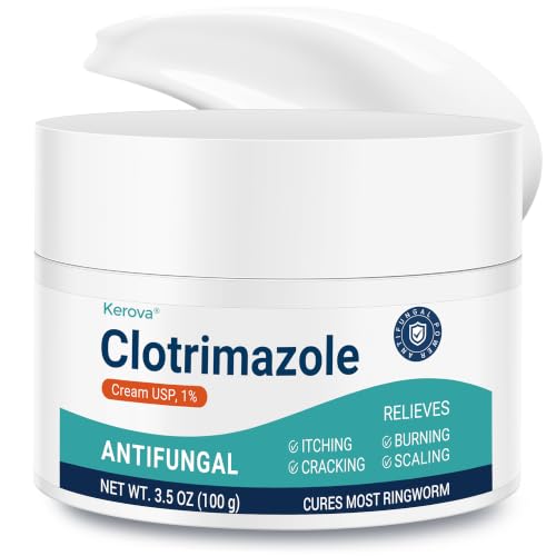 Antifungal Cream for Athlete’s Foot, Jock Itch - 1% Clotrimazole