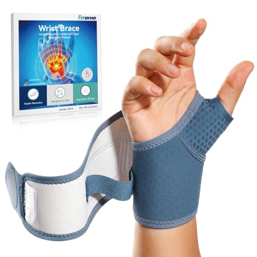 Wrist Brace with Soft Thumb Opening for Mild Carpal Tunnel Tendonitis Arthritis Sprains (Not for Thumb)
