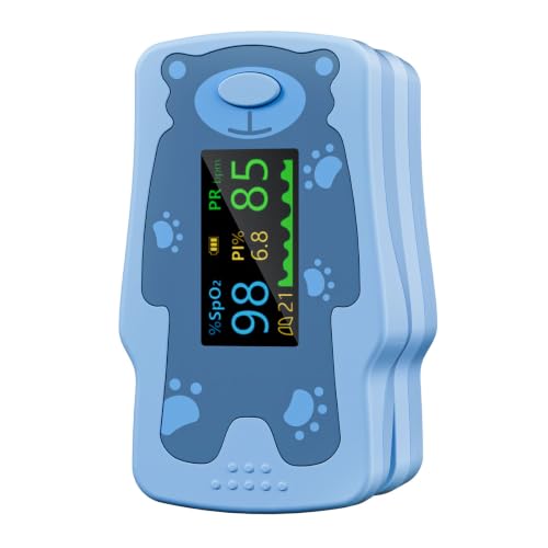 VOLUETH New Version Fingertip Pulse Oximeter with Small Finger Clip