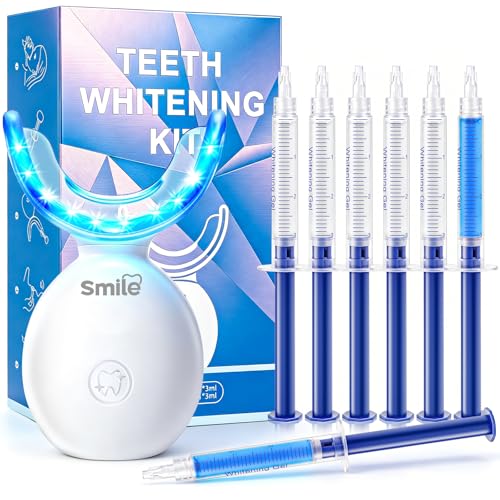 Teeth Whitening Kit with LED Light,Helps Remove Surface Stains 0.16 Ounce (Pack of 1)