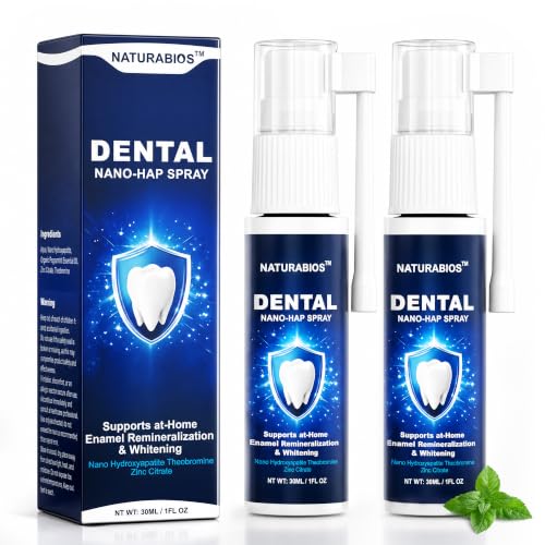 Nano Hydroxyapatite Tooth Spray - Enamel Repair & Cavity Protection 1 Ounce (Pack of 2)