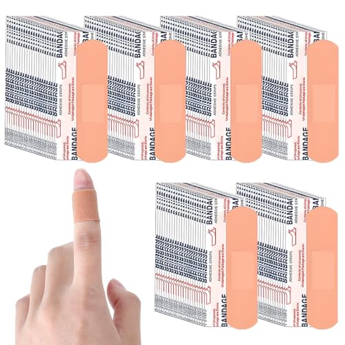 YIXIN 2000 Pcs 3/4" x 3" Adhesive Bandages Waterproof Breathable Band Aid, Suitable for Sensitive Skin, Suitable for Homeless Care Supplies, First Aid Kits, School Nurses, Enterprises, Etc