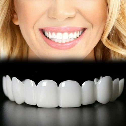 2 Pairs, Adjustable for Men and Women, Reliable Fit Top and Bottom Kit, Real Natural Effect, Renew Self-Assurance Teeth Whitening Kits(Snow White) Snow White 1 Count (Pack of 2)