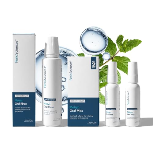 Periosciences Moisyn Dry Mouth Spray and Rinse Bundle