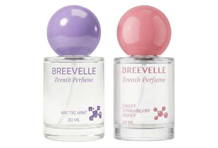 The Breath Perfume Oral Spray | Arctic Mint Flavor & Sweet Strawberry Honey Flavor