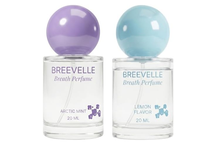 The Breath Perfume Oral Spray | Arctic Mint Flavor & Lively Lemon Flavor